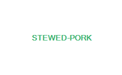 Very thick stewed pork !!